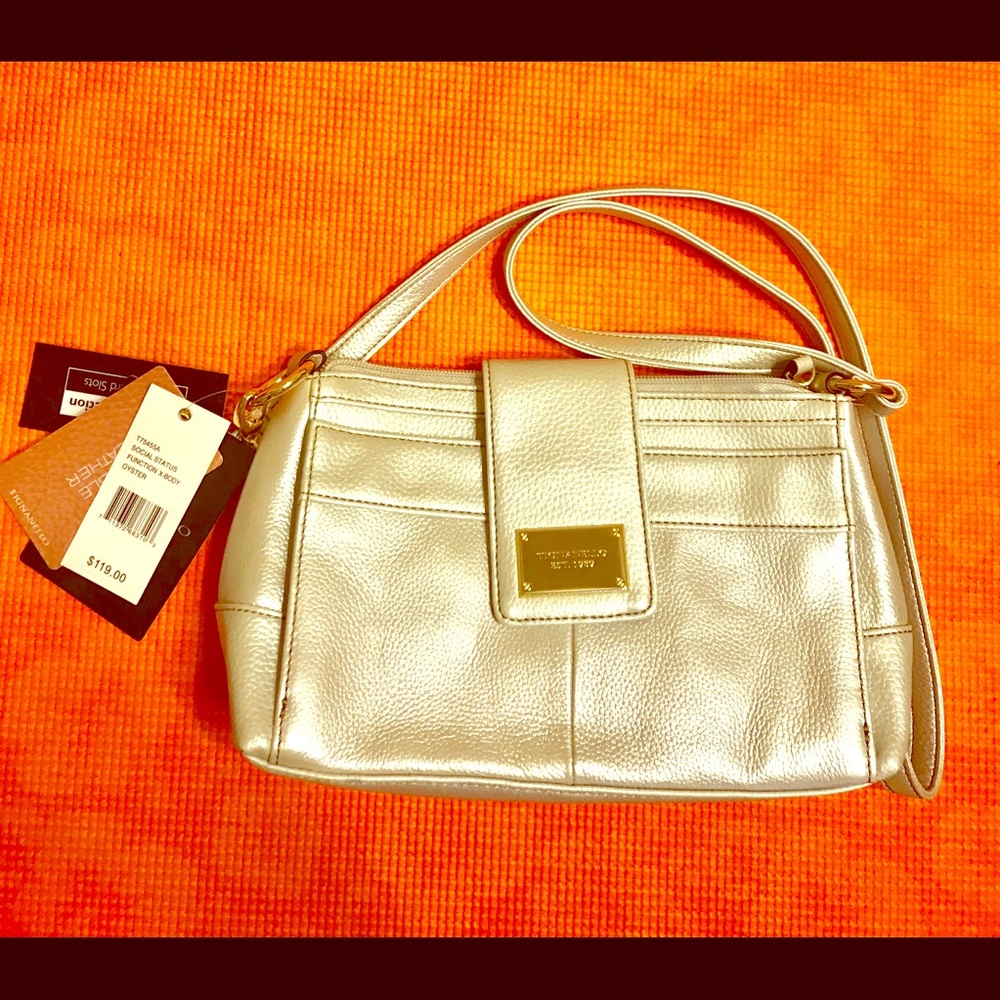 Tignanello Social Status Leather Crossbody